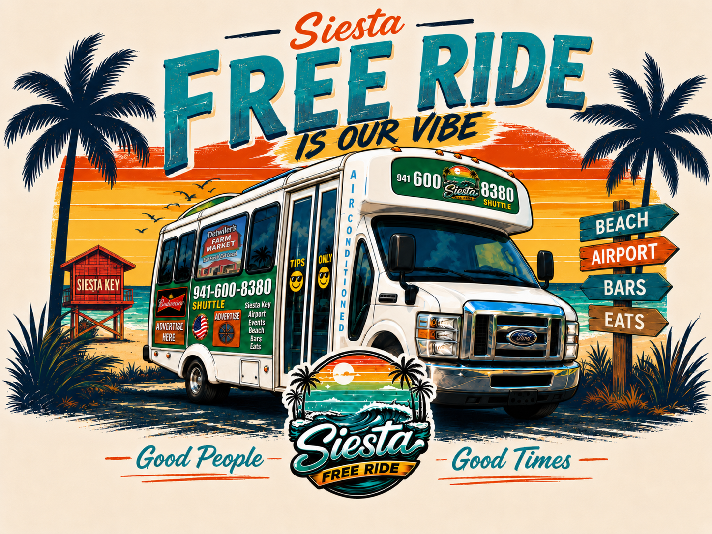 Siesta Free Ride on Siesta Key