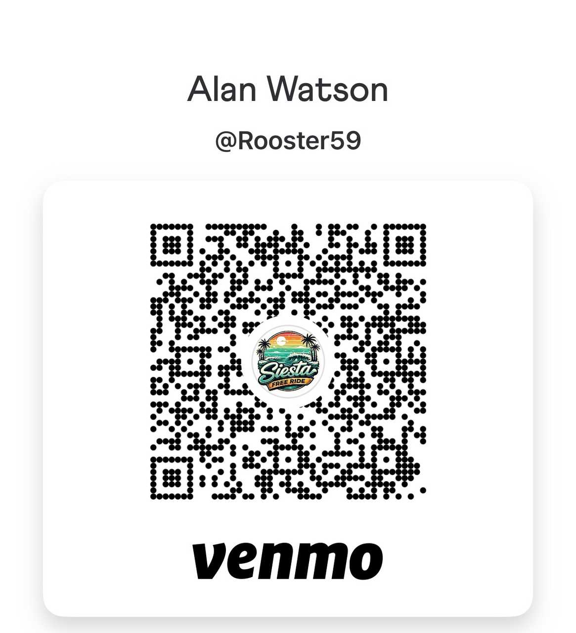 Tip us on Venmo @Rooster59