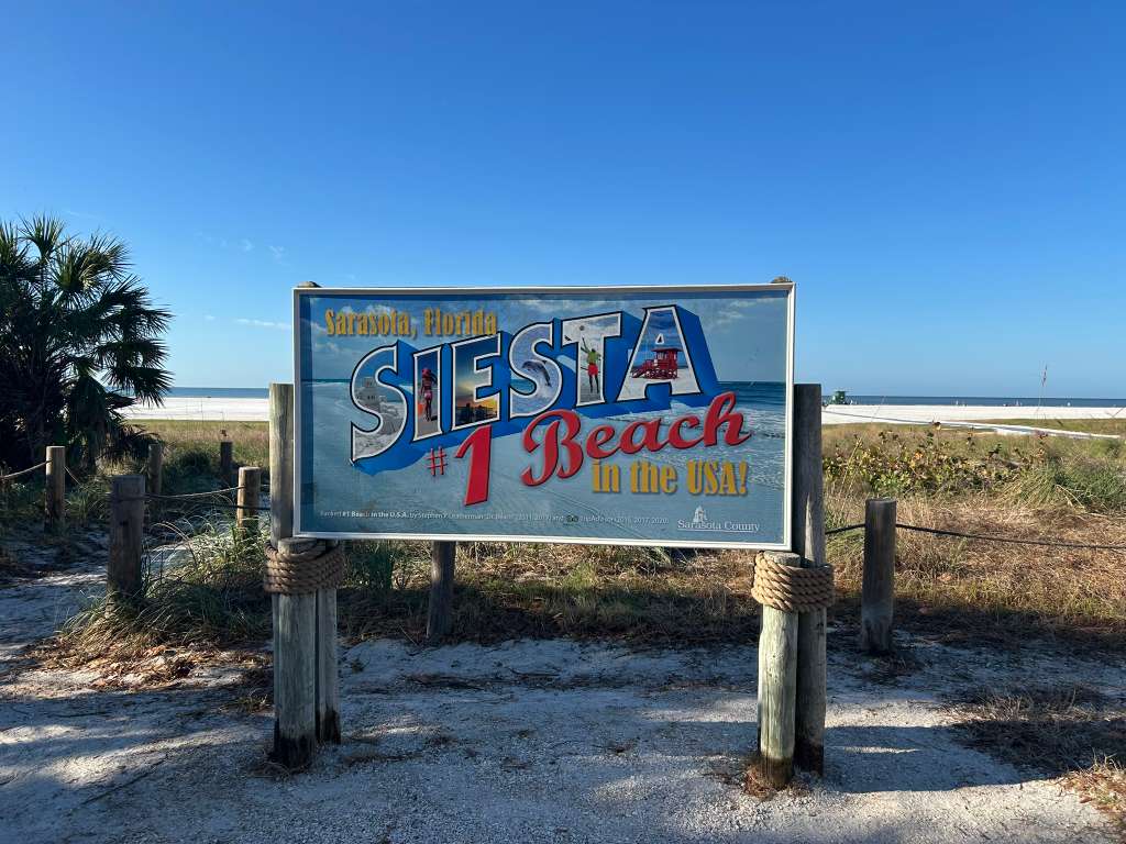Siesta Key beach relaxation