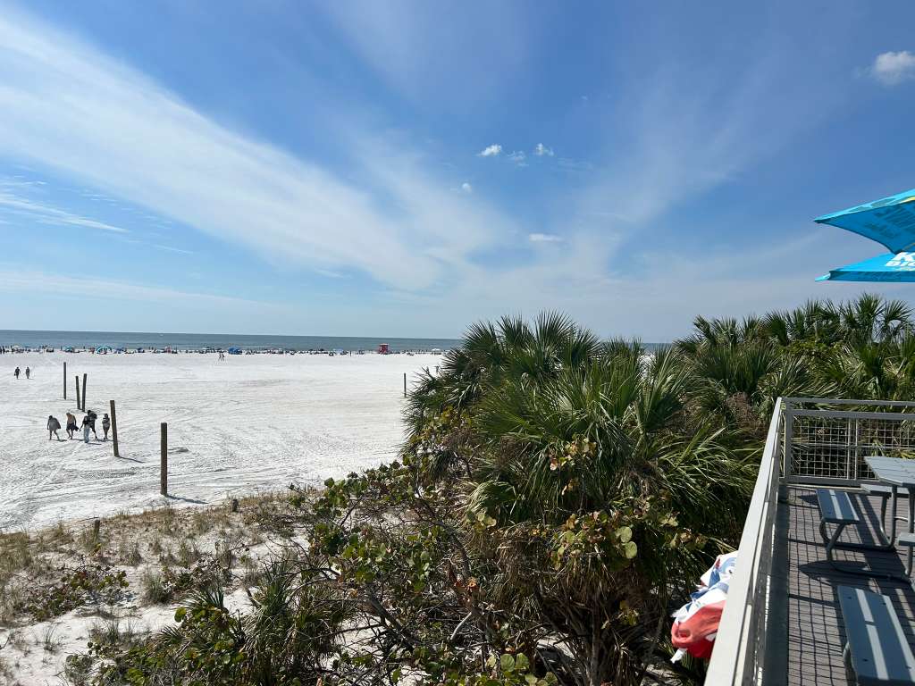 Siesta Key beach scene